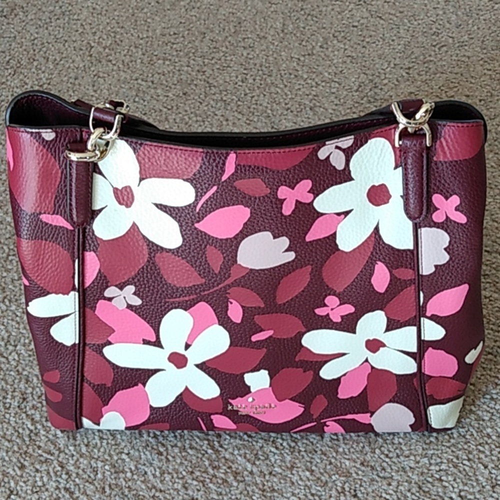 KATE SPADE SATCHEL, FLORAL